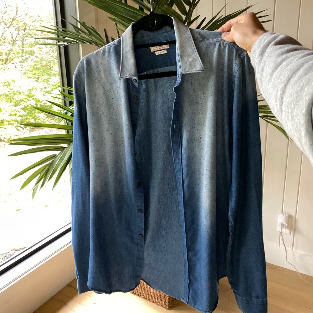 Zara Denim button up